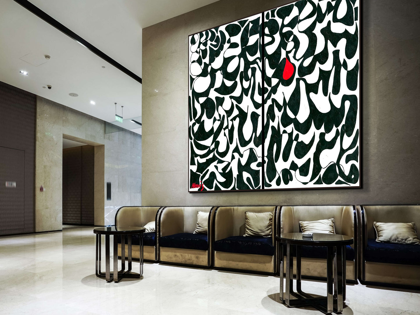 Temptation (diptych) - Original