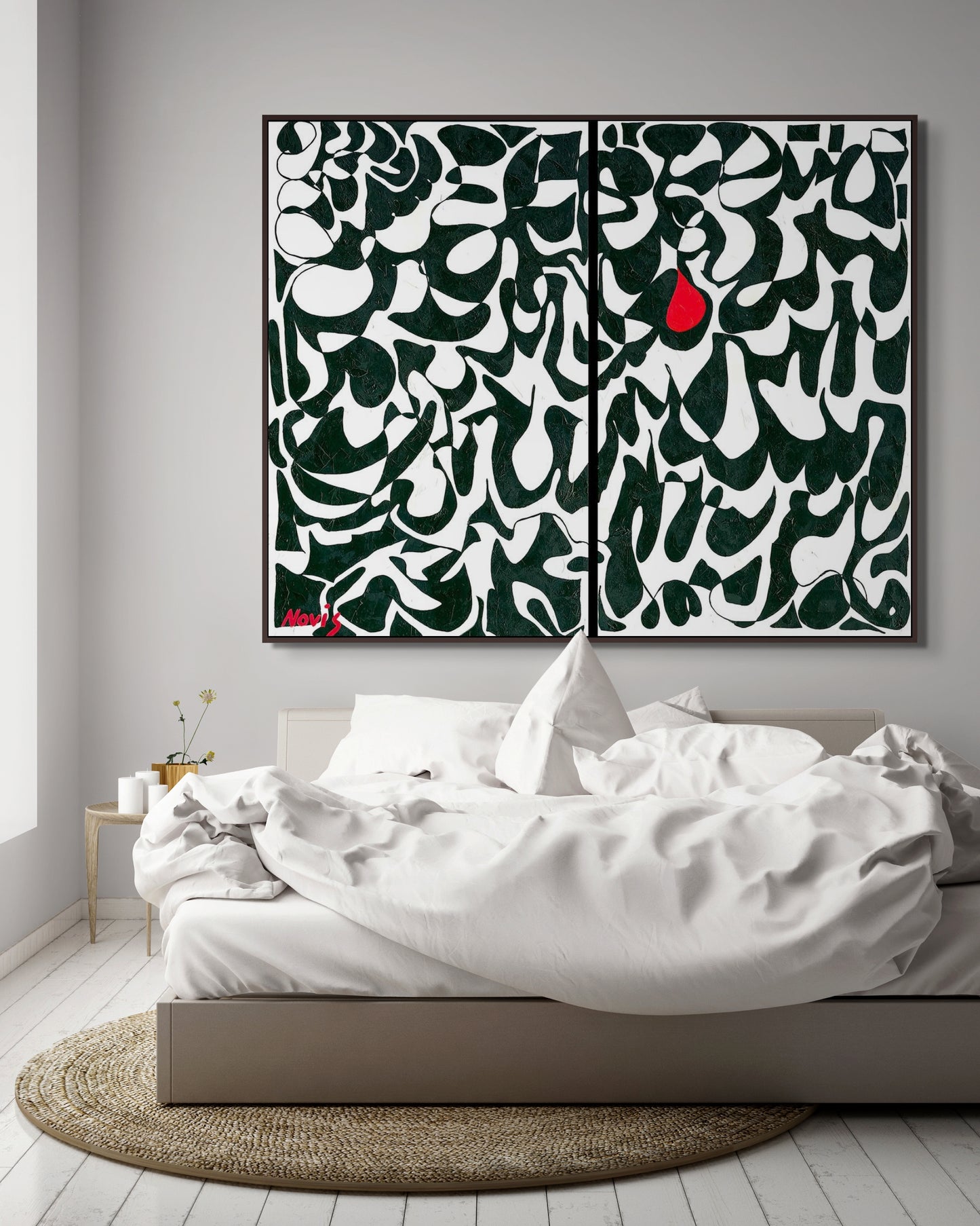 Temptation (diptych) - Original