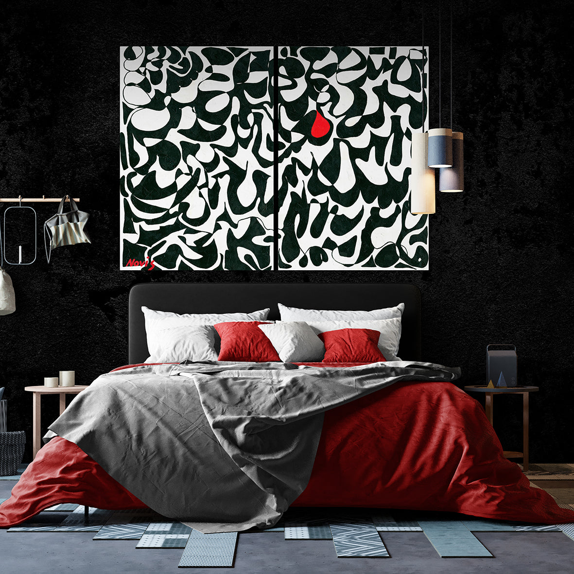 Temptation (diptych) - Original