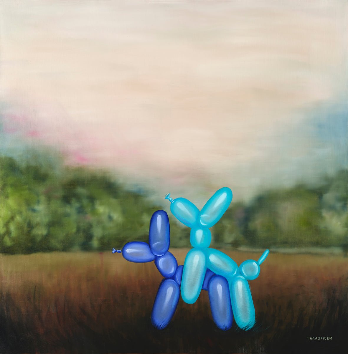Afternoon Delight - Blue on Blue - Original - Studio One Noosa