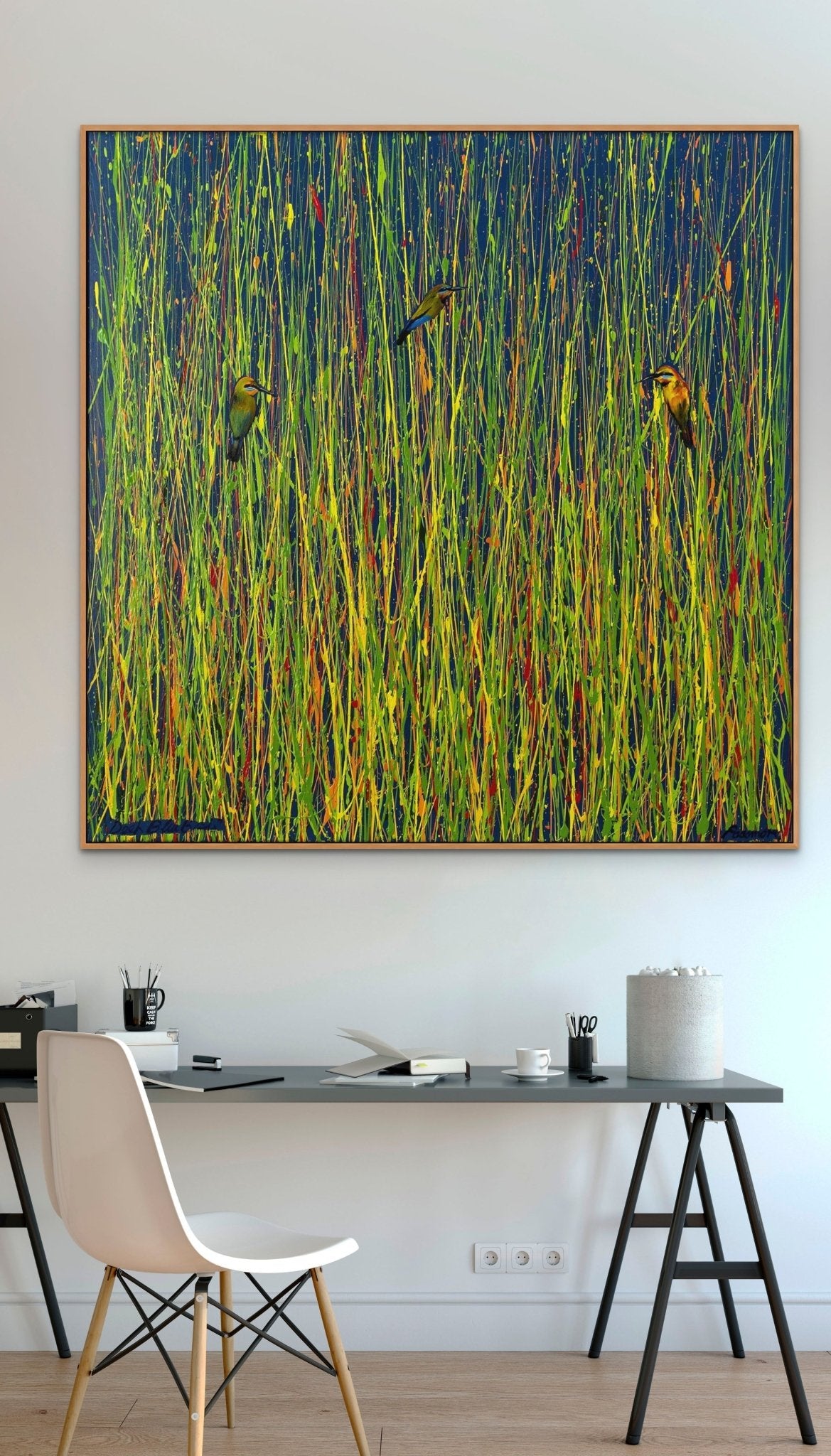 Deep Blue Birds - Fine Art Prints - LIMITED EDITION - Studio One Noosa