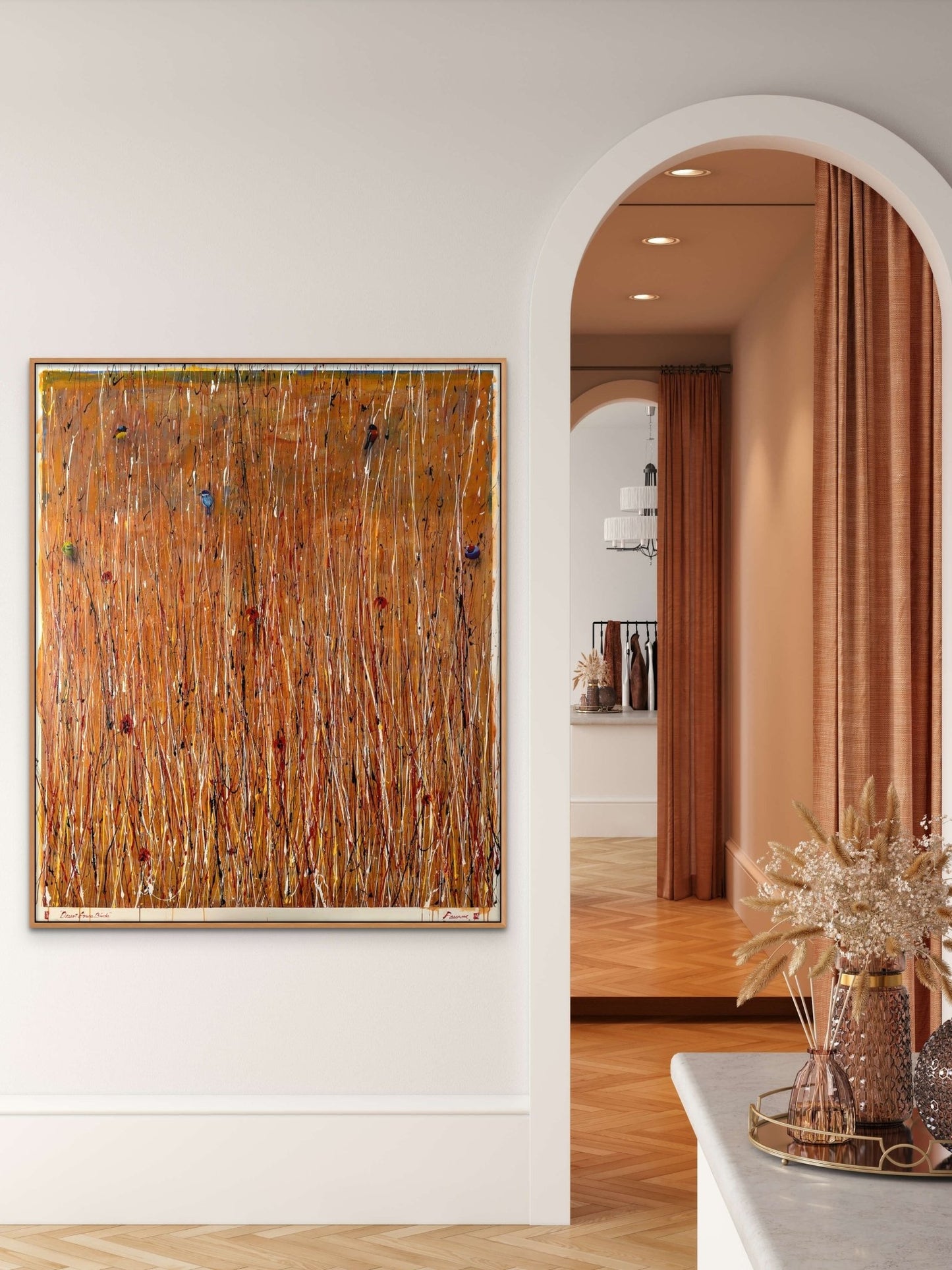 Desert Grass Birds - Fine Art Prints - LIMITED EDITION - Studio One Noosa