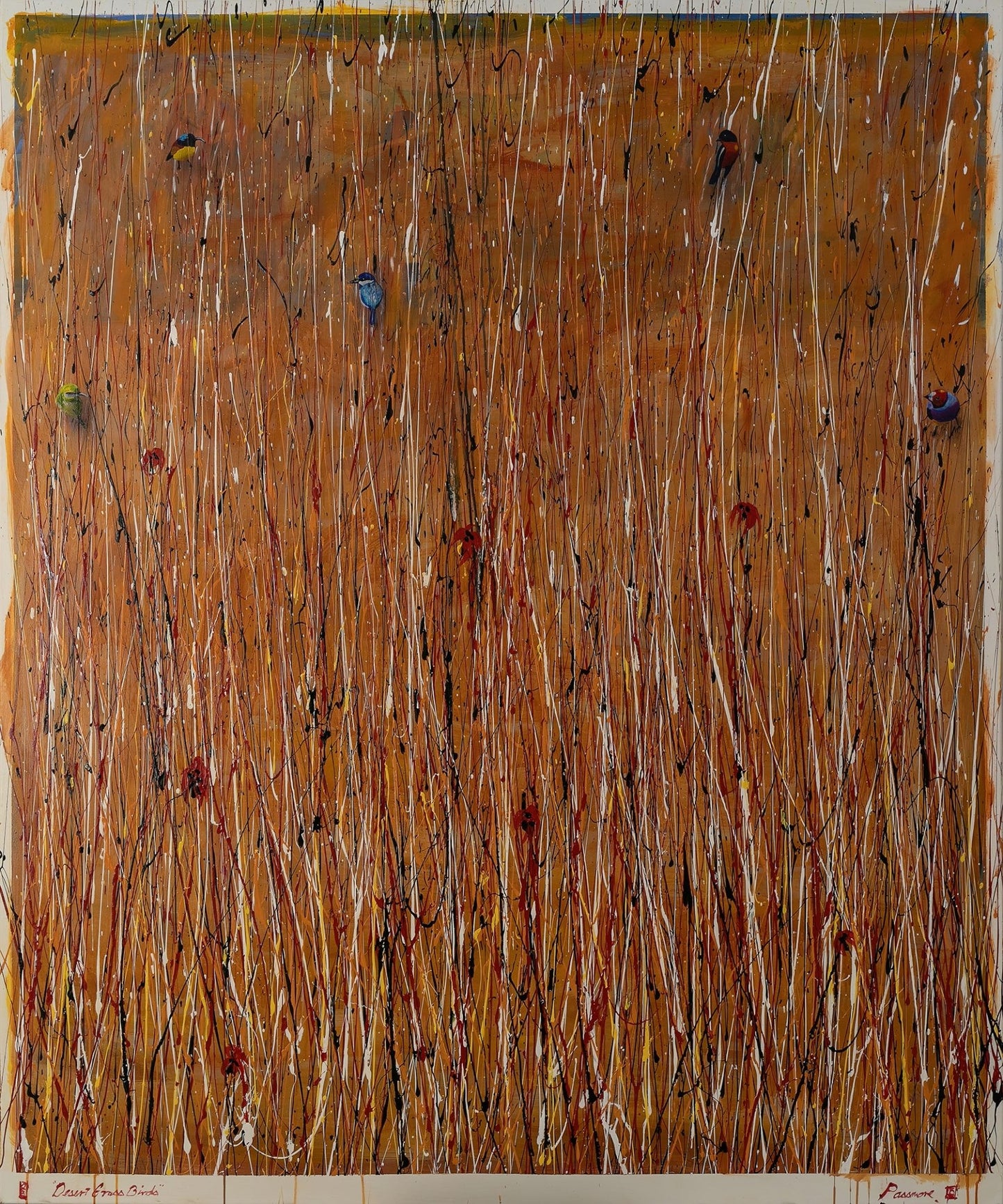 Desert Grass Birds - Fine Art Prints - LIMITED EDITION - Studio One Noosa