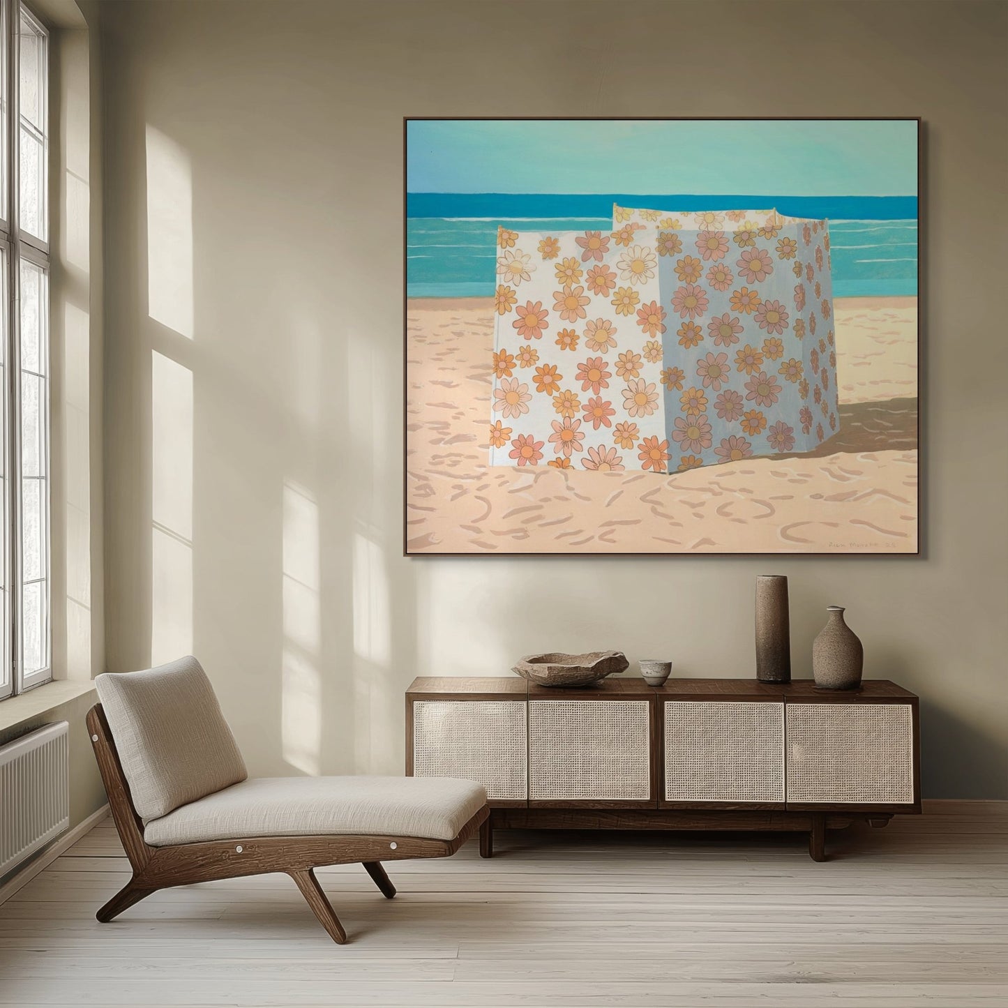 Floral Windbreak - Original - Studio One Noosa