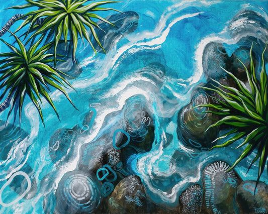Luguna Bay 2 - Original Diptych - Studio One Noosa
