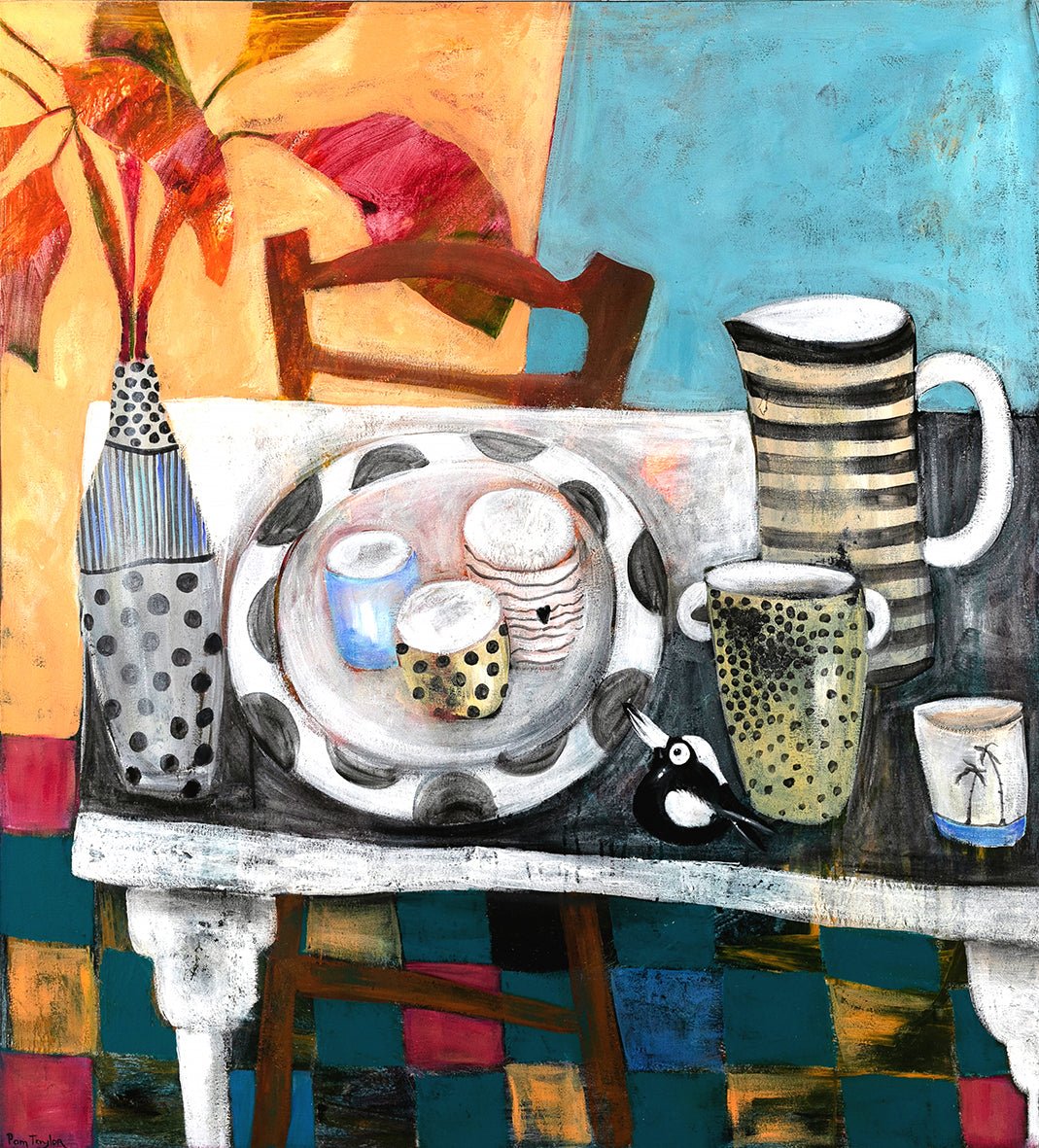 Magpie & Mugs - LIMITED EDITION - Fine Art Prints - Studio One Noosa