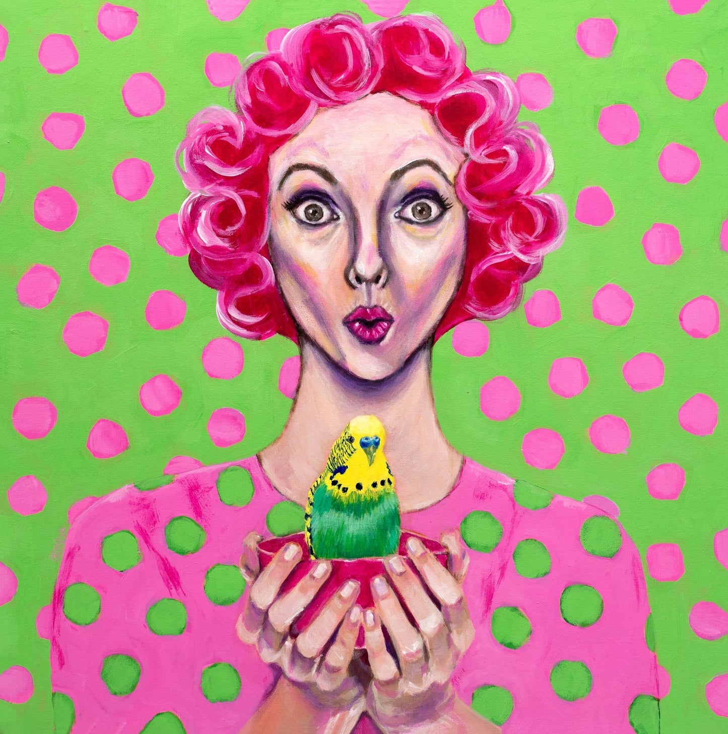 Oh My!.. There's a Budgie in my Chai by Donna Munro - Studio One Noosa