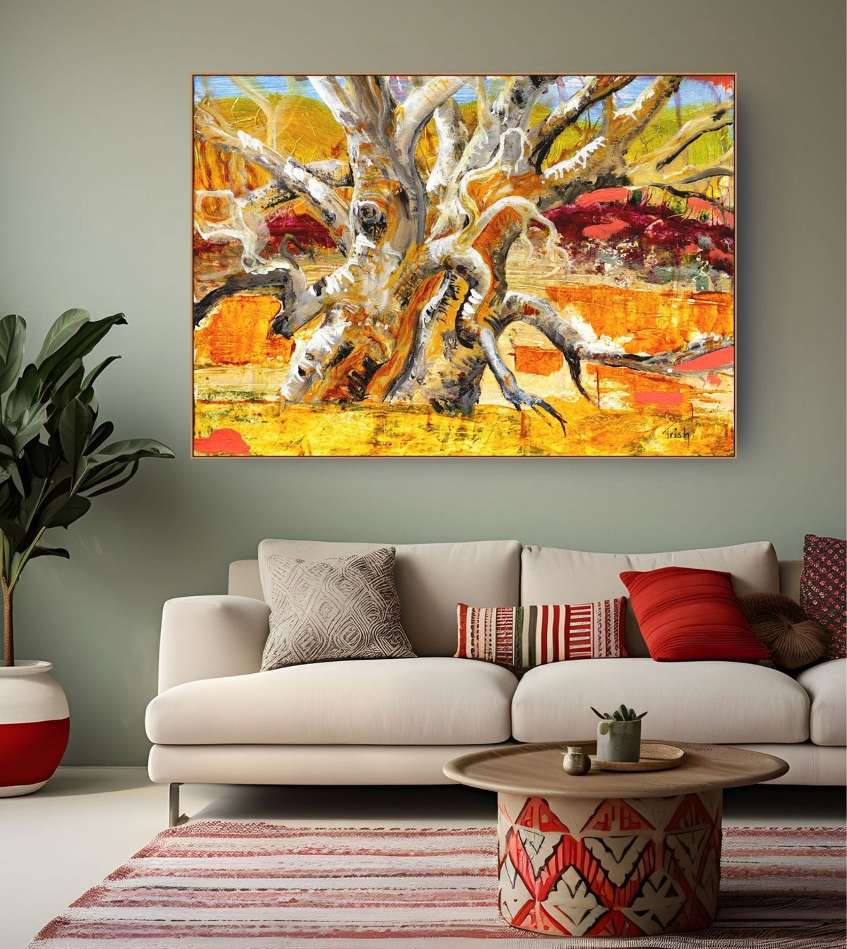 River Gum Tree - Fine Art Print - Studio One Noosa