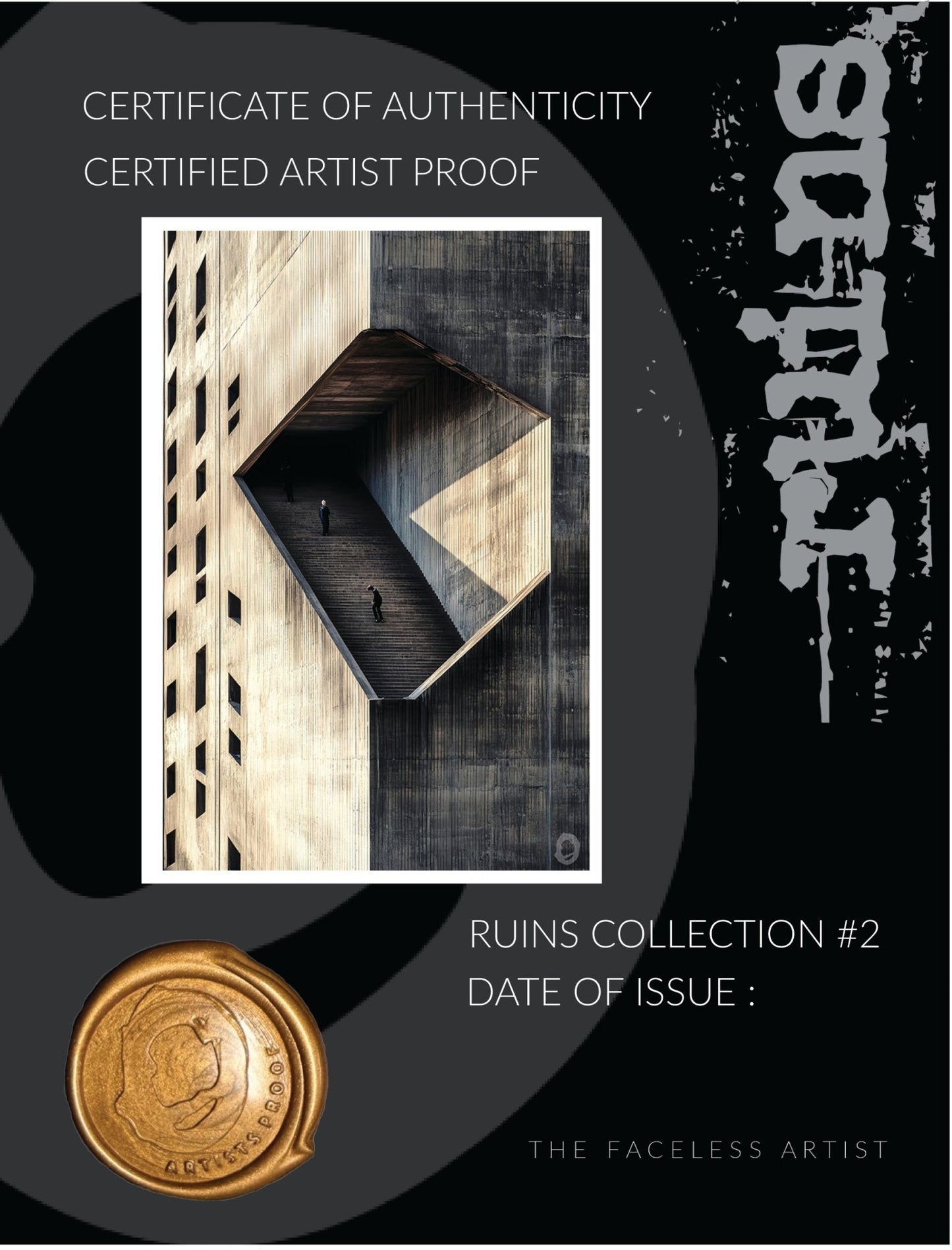 RUIN'S #02 - Artist Proof - Signed & Certified - Studio One Noosa
