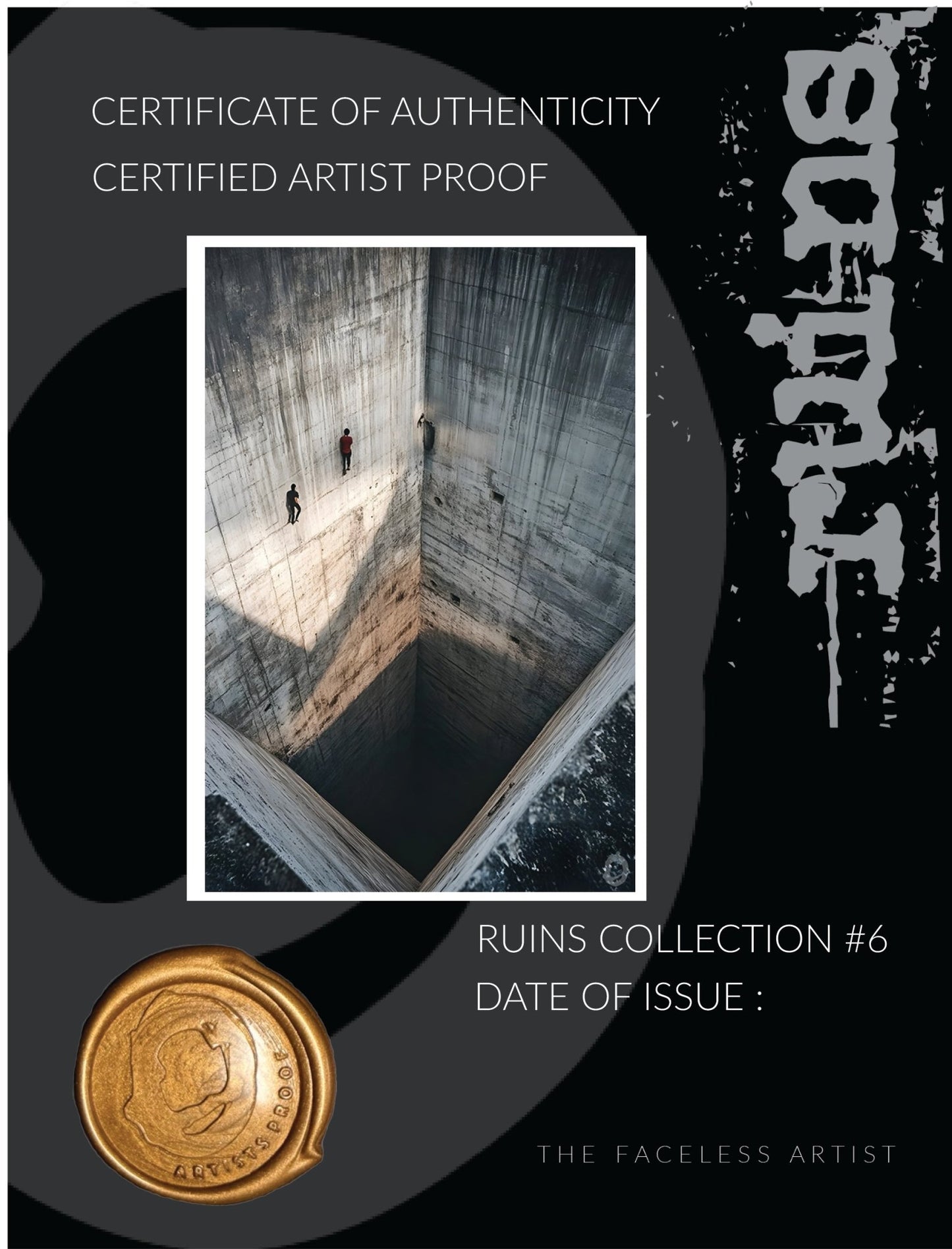 RUIN'S #06 - Artist Proof - Signed & Certified - Studio One Noosa