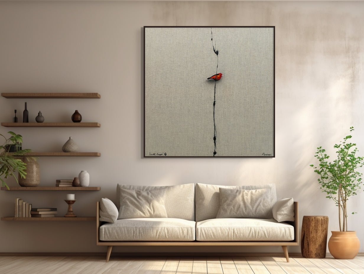 Scarlet Tanager - Fine Art Print - LIMITED EDITION - Studio One Noosa