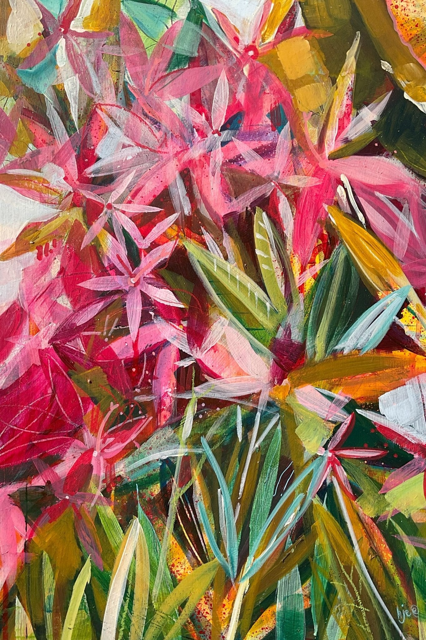 Shelter - Penta Triptych - Original by Helen Evans - Studio One Noosa