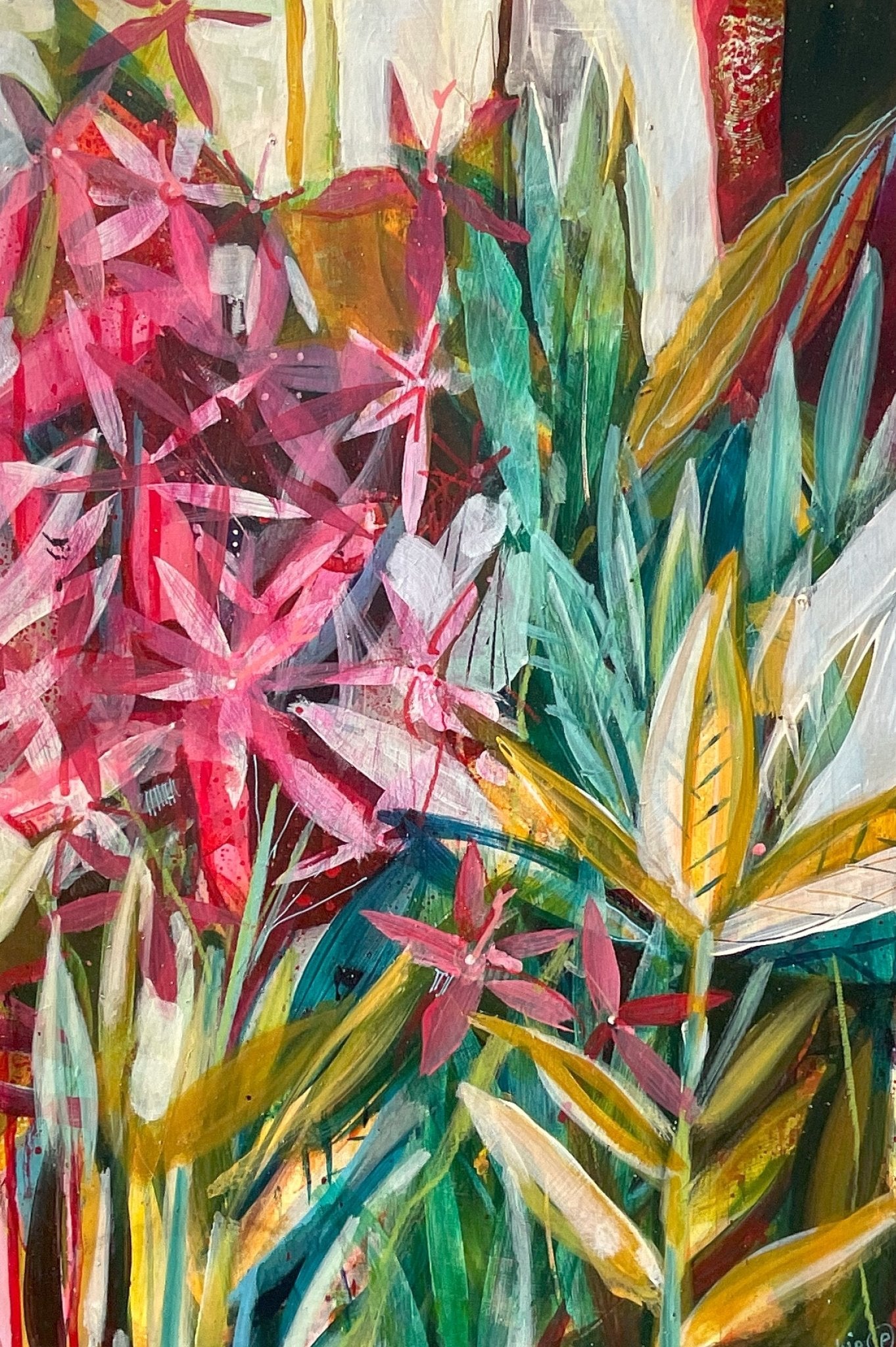 Shelter - Penta Triptych - Original by Helen Evans - Studio One Noosa