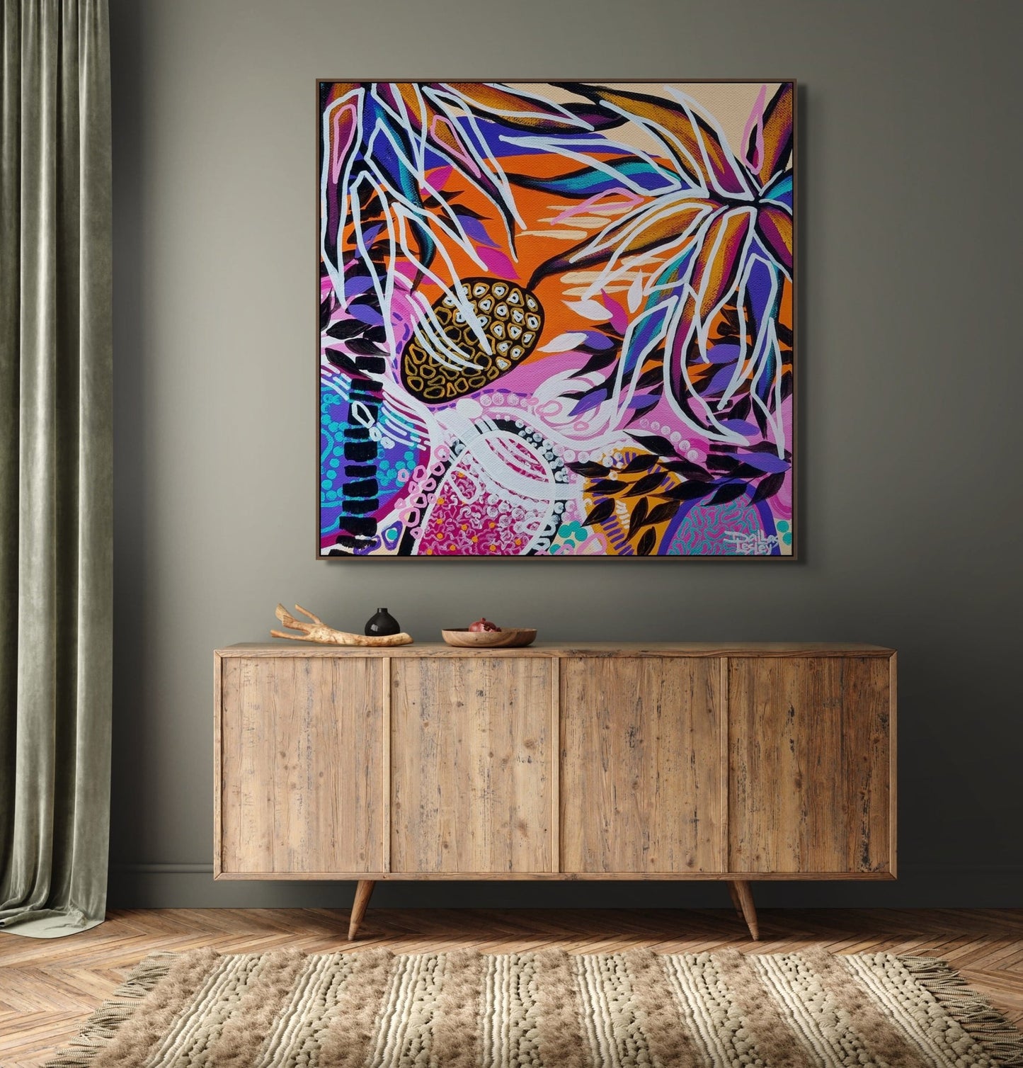 Sunset Palms - Original - Studio One Noosa