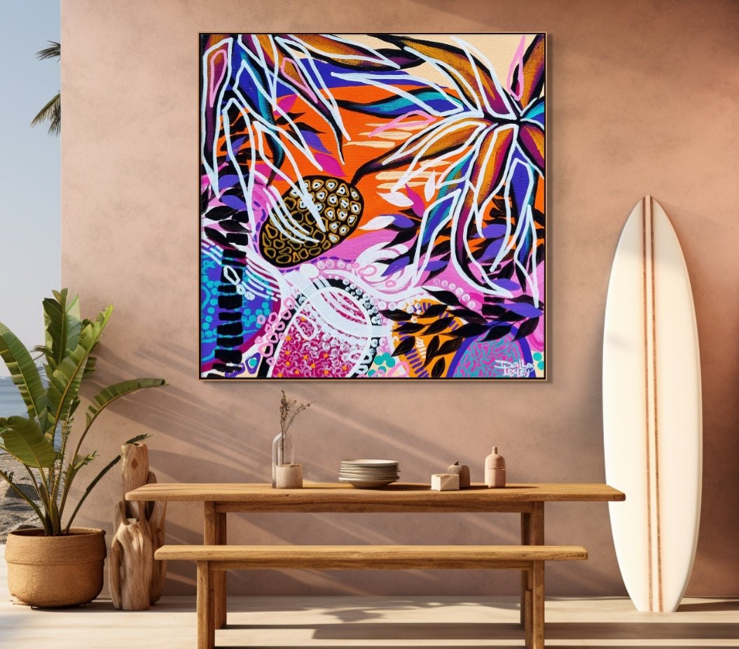 Sunset Palms - Original - Studio One Noosa