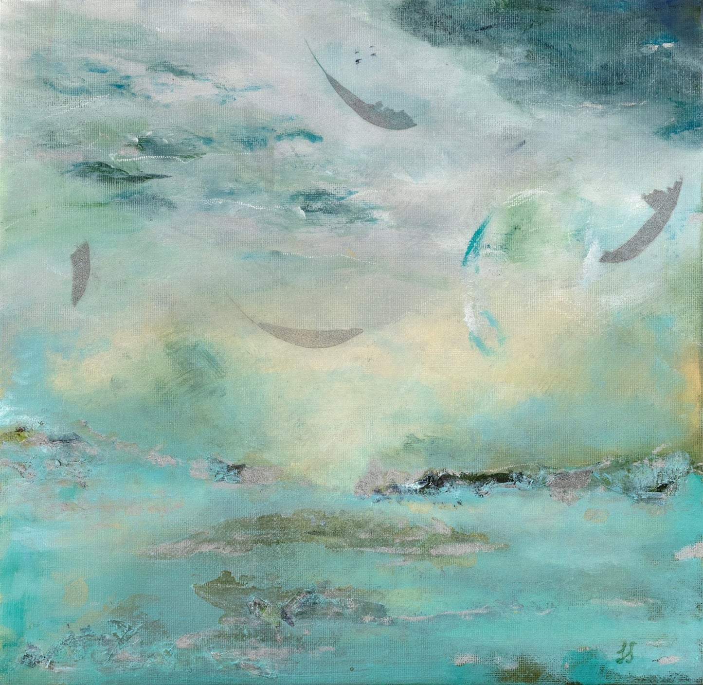 Turquoise Tide in Autumns Embrace - Original - Studio One Noosa