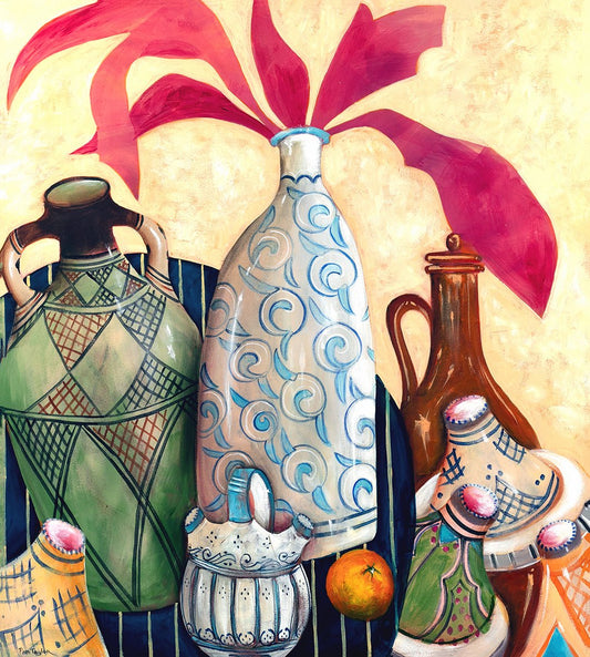 Water Jugs, Tagines & an Orange - LIMITED EDITION - Fine Art Prints - Studio One Noosa