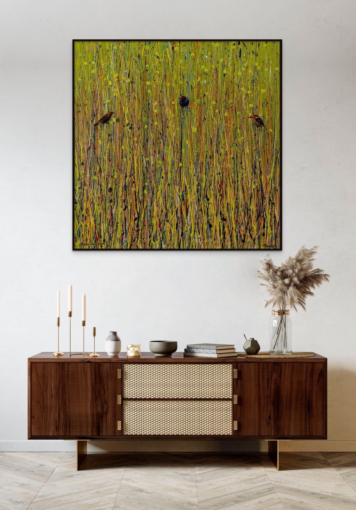 Yellow Grass Birds - Fine Art Prints - LIMITED EDITION - Studio One Noosa
