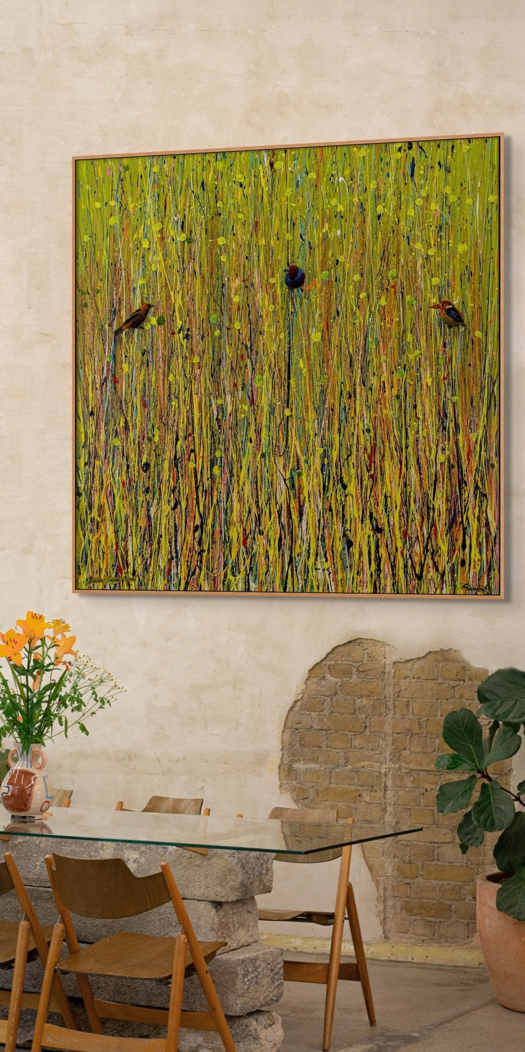 Yellow Grass Birds - Fine Art Prints - LIMITED EDITION - Studio One Noosa