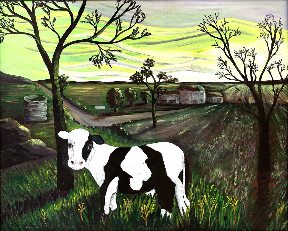 A Cow in a French Farm - Original - Studio One Noosa