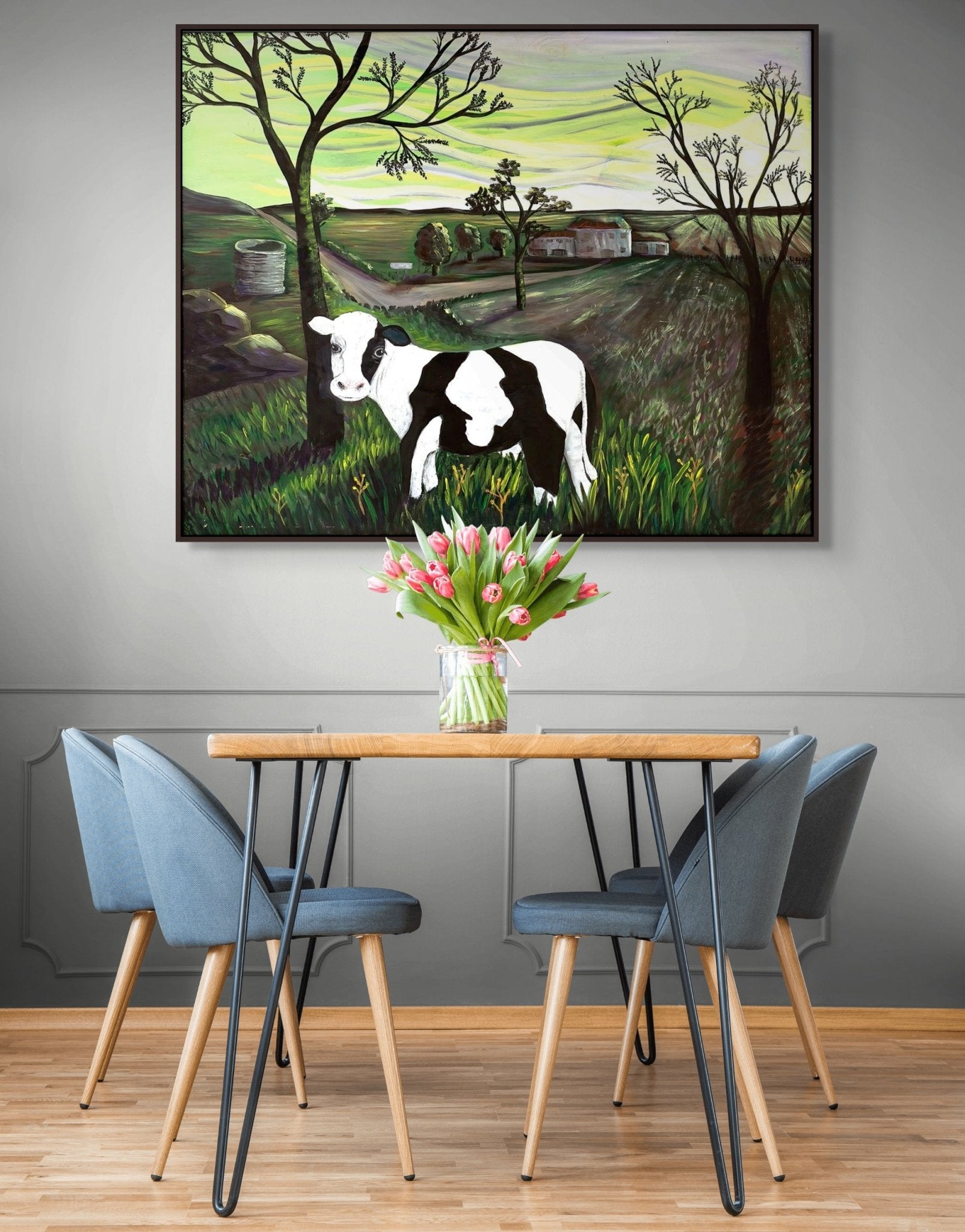 A Cow in a French Farm - Original - Studio One Noosa