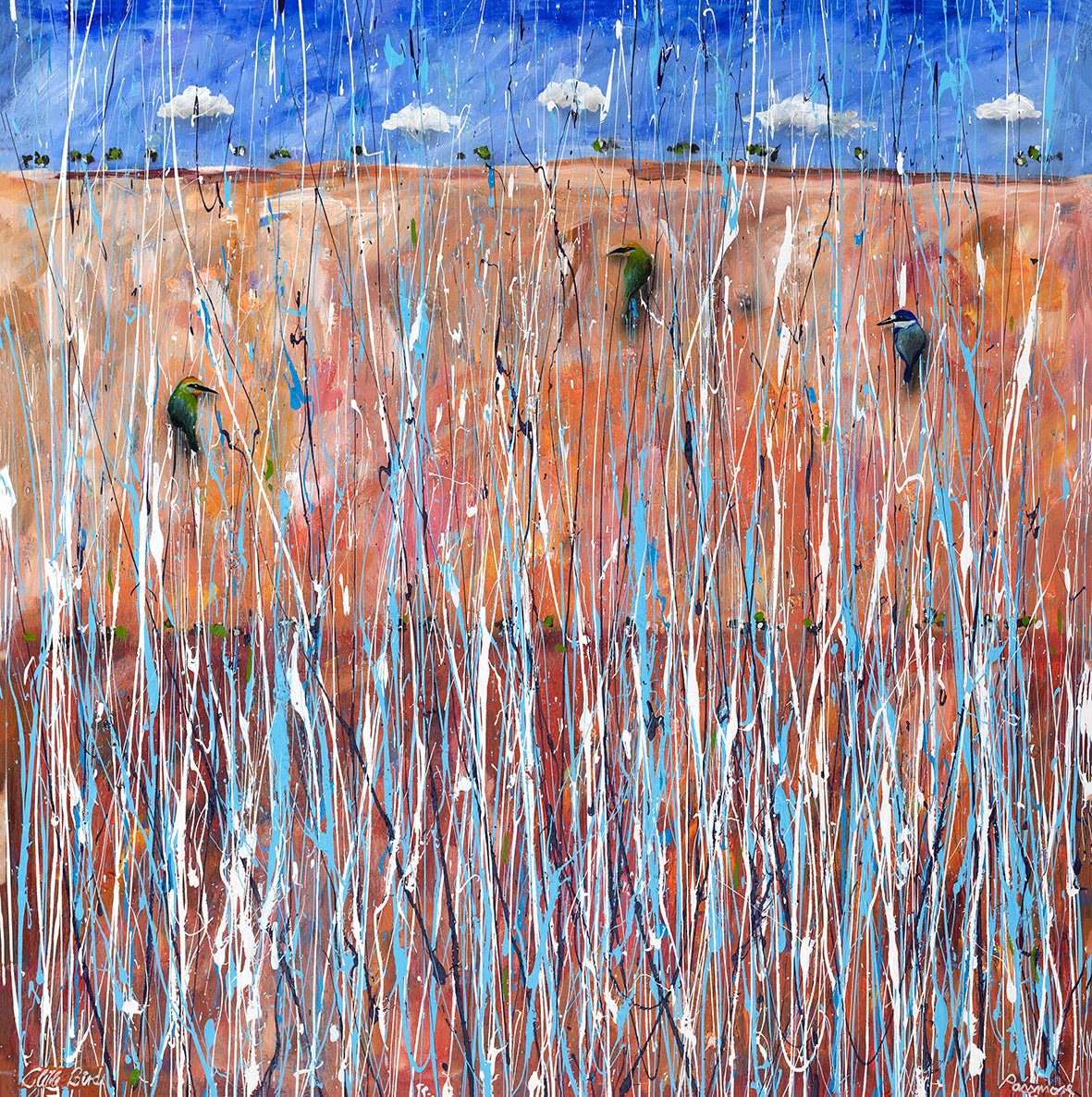 Cliff Birds - Fine Art Print - LIMITED EDITION - Studio One Noosa