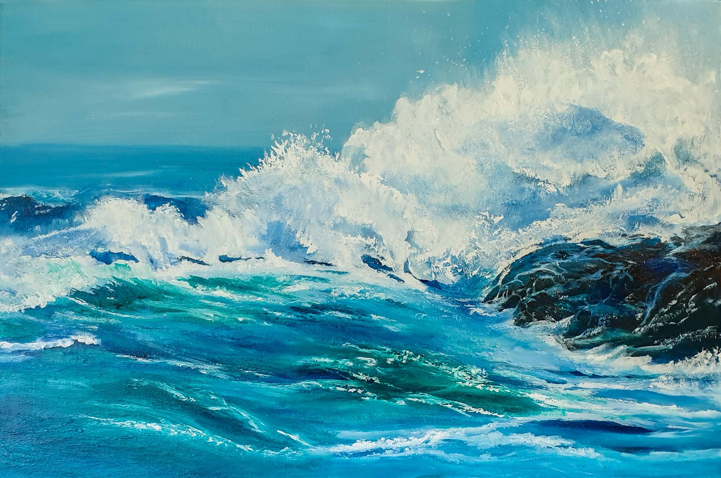 Crashing Wave by Rossella Van Vugt - Studio One Noosa