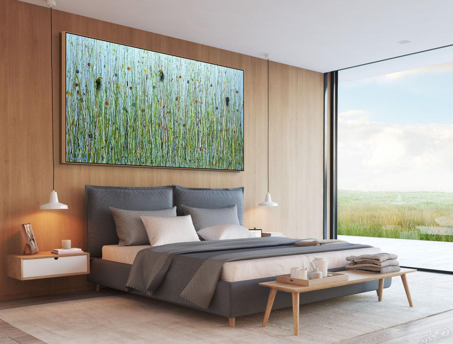 Green Garden Birds - Fine Art Prints - LIMITED EDITION - Studio One Noosa