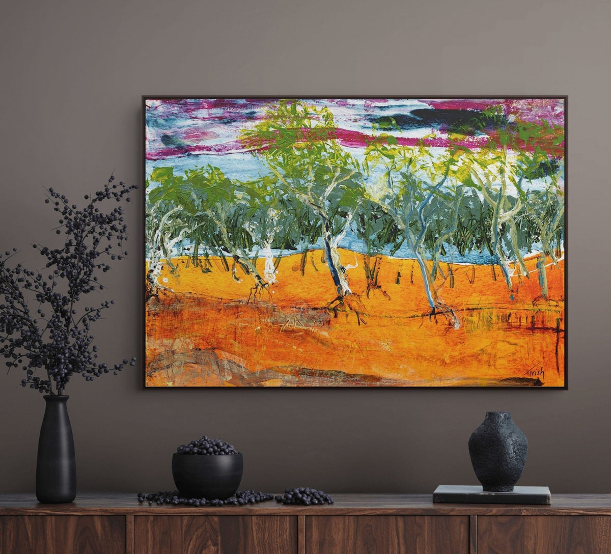 On the Banks of the Paroo - Fine Art Print - Studio One Noosa