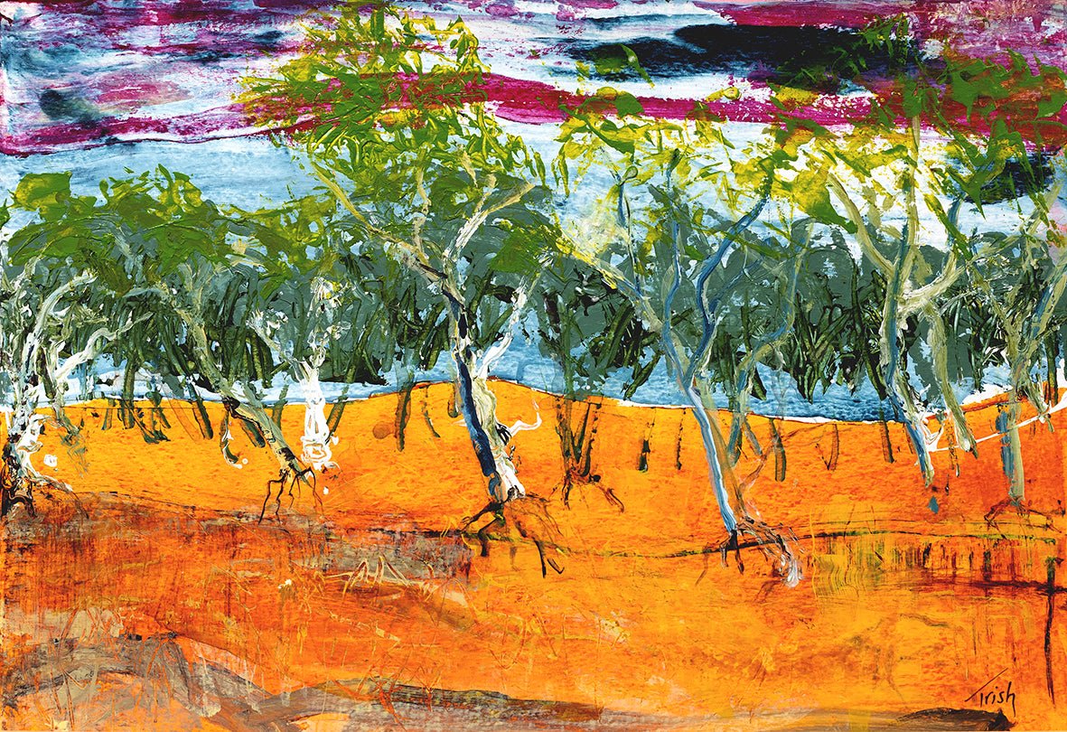 On the Banks of the Paroo - Fine Art Print - Studio One Noosa