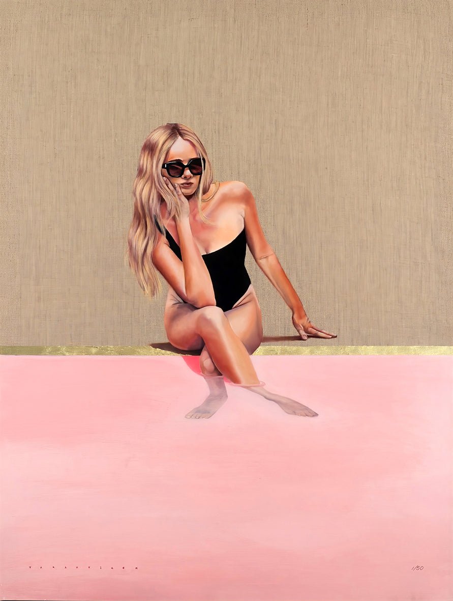 Parisienne Pink - Embellished Print by Tara Spicer - Studio One Noosa