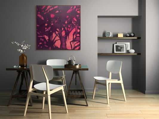 Pink Light Through Pandanus - Studio One Noosa