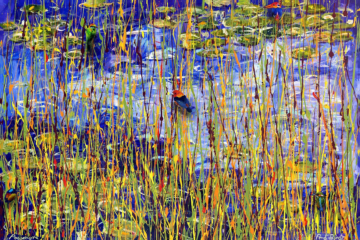 Pond Birds 2 - Fine Art Prints - LIMITED EDITION - Studio One Noosa