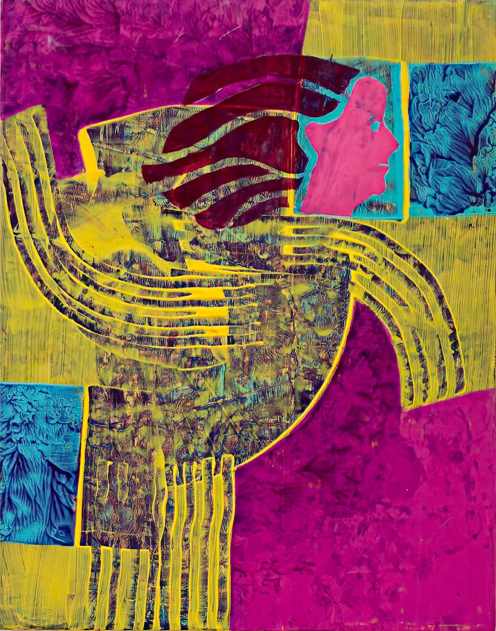 Portrait of a Woman as a Polymath - Original by Margaret Ellen Turner - Studio One Noosa