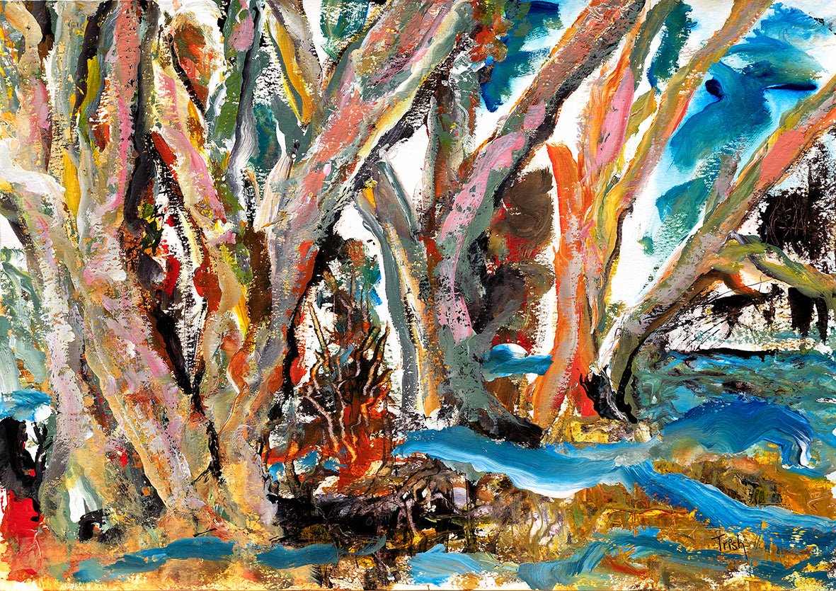 River Gums on the Paroo - Fine Art Print - Studio One Noosa