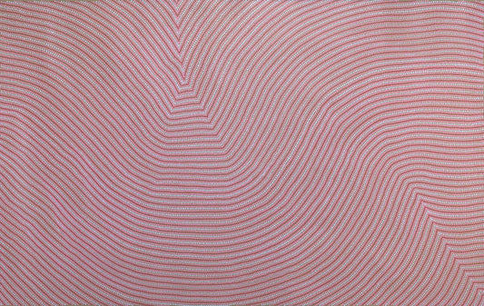 Sand Dunes 4 - Pink/White on Beige - Studio One Noosa