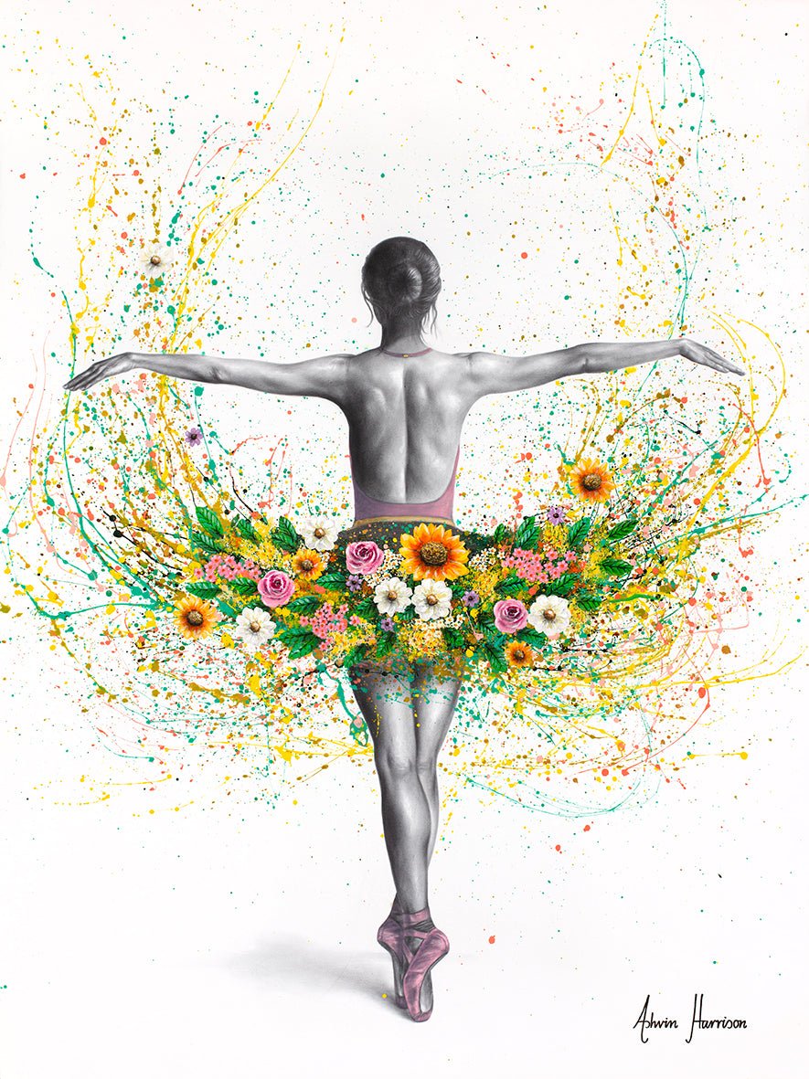 Spring Floral Dancer - Limited Edition Fine Art Giclée Prints - Studio One Noosa