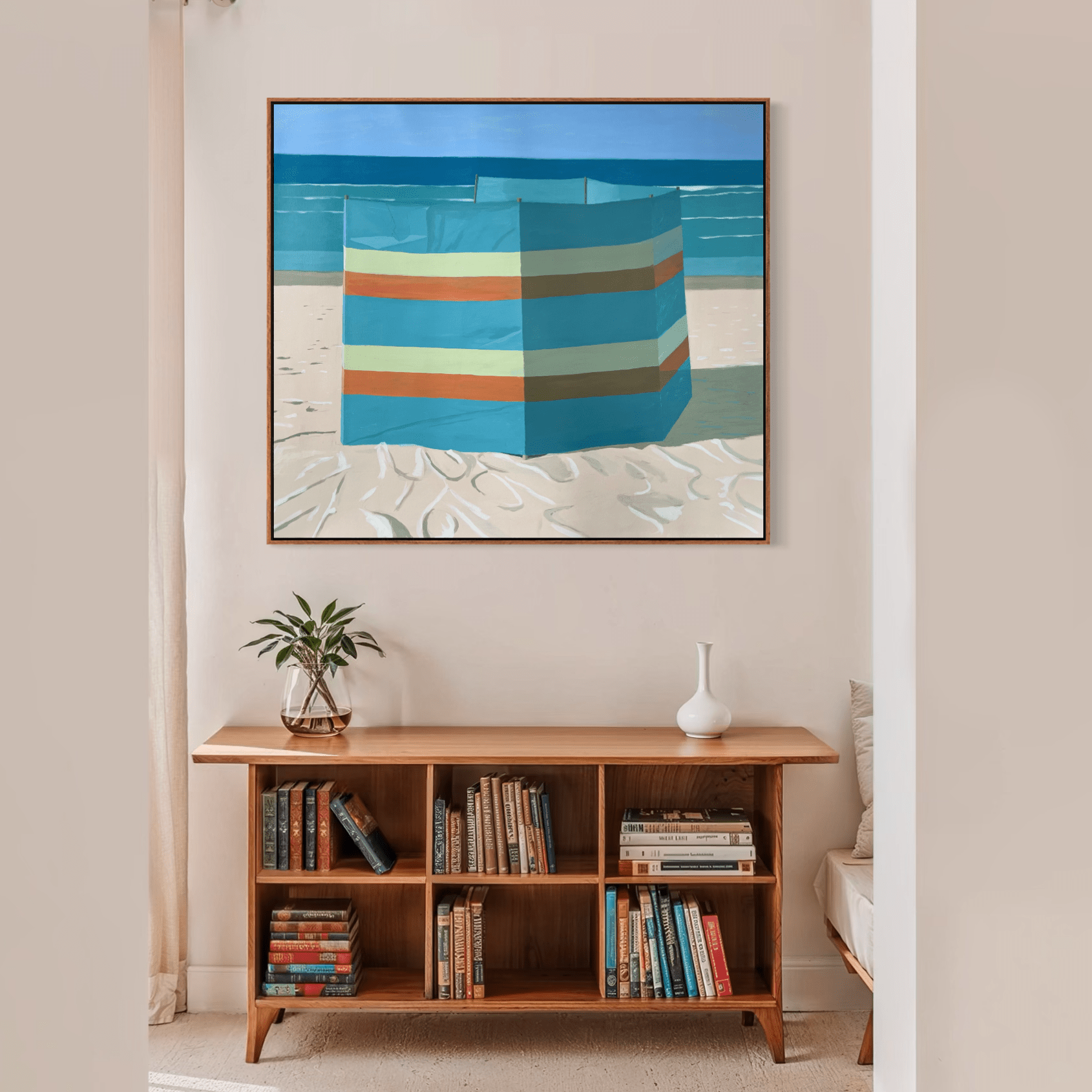 Striped Wind Break - Original - Studio One Noosa