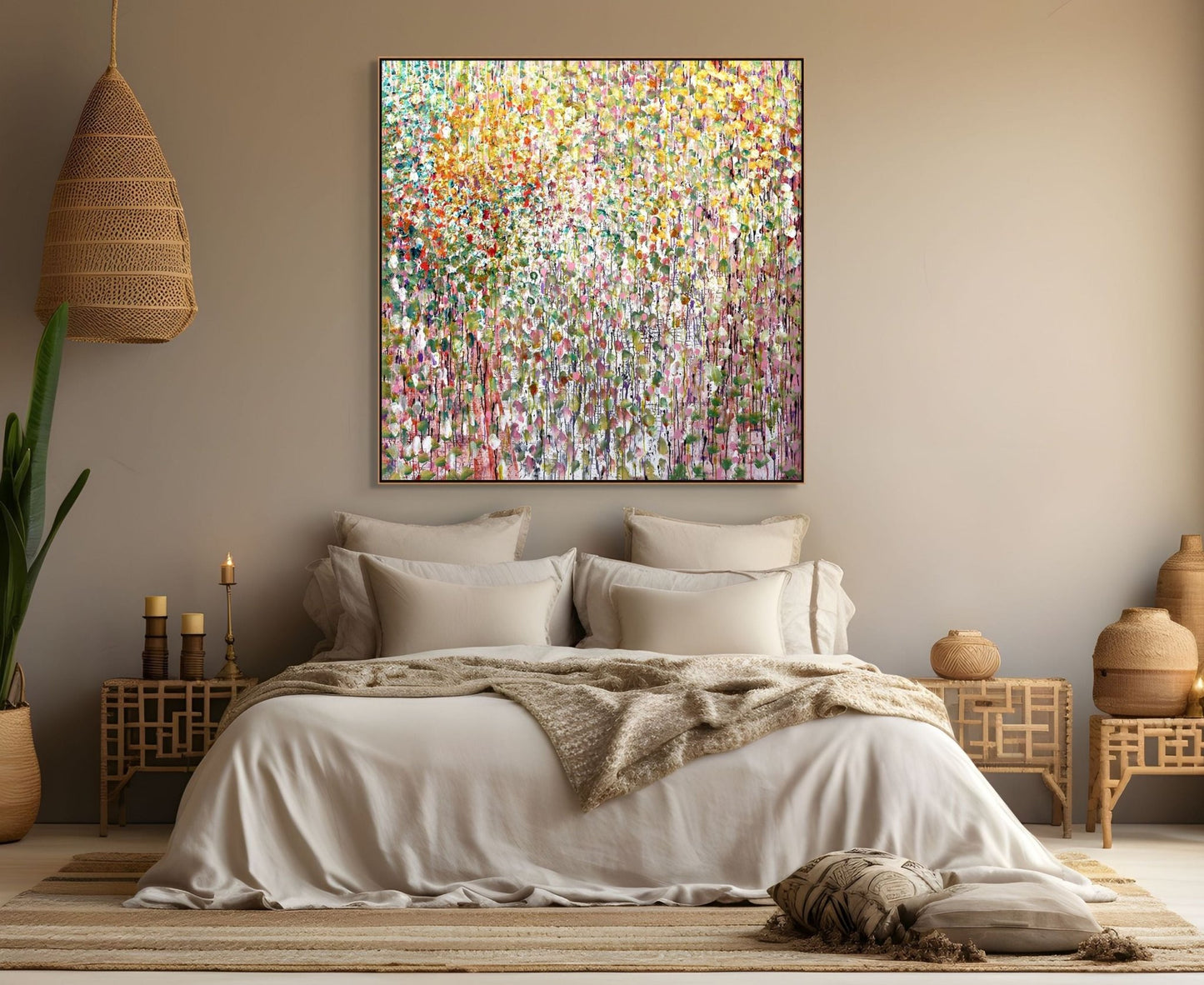 Sweet Peas on a Wire Fence - Fine Art Prints - LIMITED EDITION - Studio One Noosa