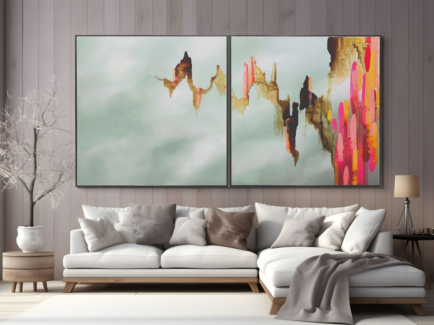 The Quiet Between - Diptych - Studio One Noosa