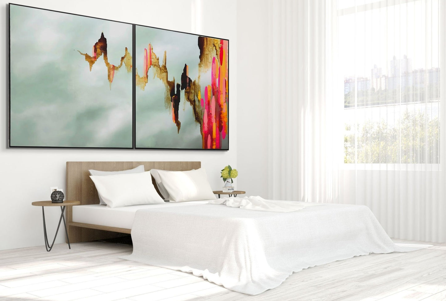 The Quiet Between - Diptych - Studio One Noosa