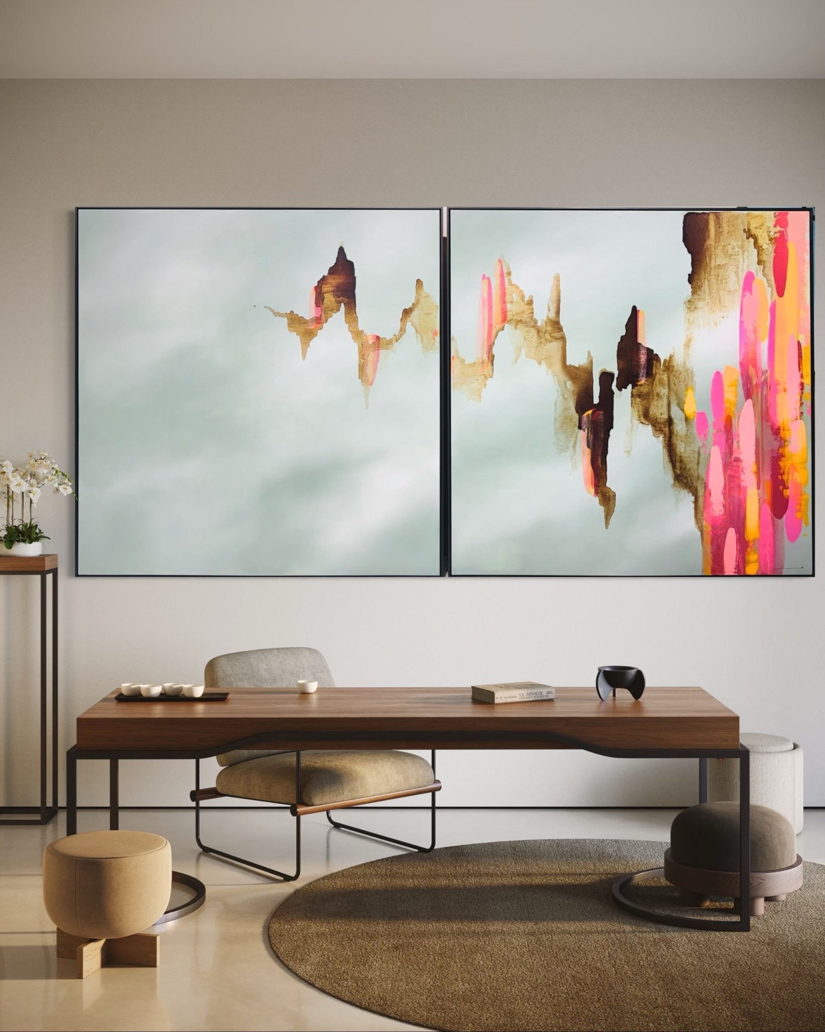 The Quiet Between - Diptych - Studio One Noosa