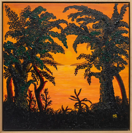 The Sun Closing its Eyes to the Day by Michele Rudder - Studio One Noosa