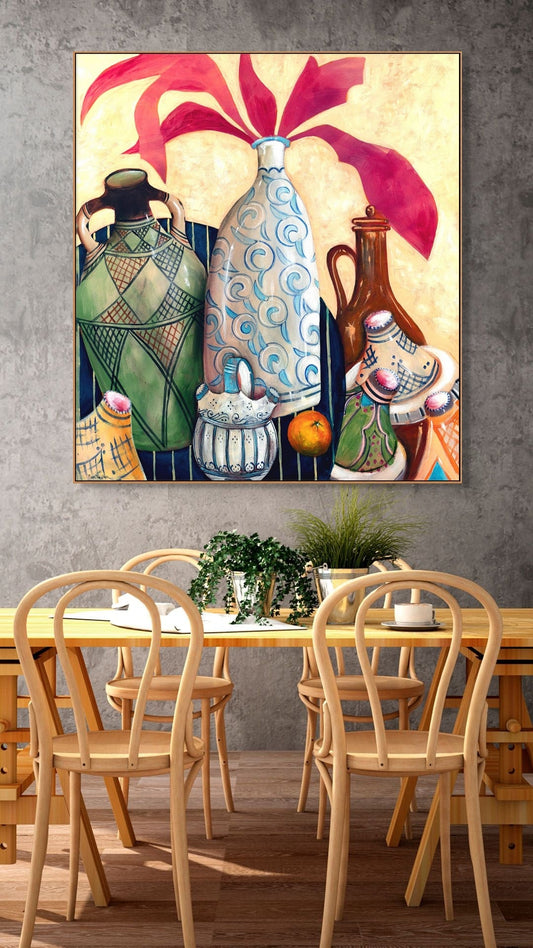 Water Jugs, Tagines & an Orange - LIMITED EDITION - Fine Art Prints - Studio One Noosa