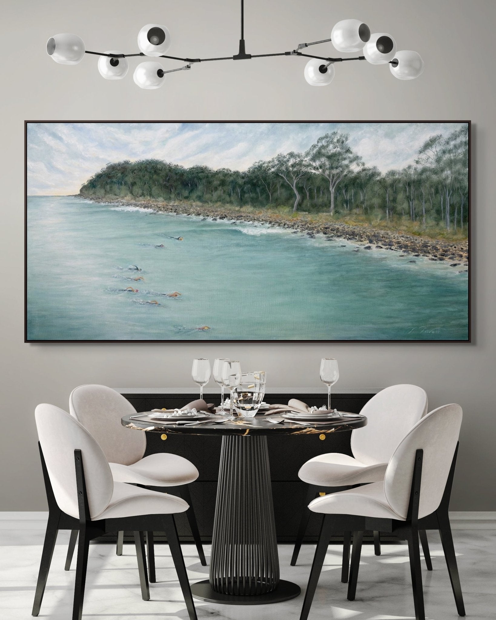 Winter Swim to Two Trees - LIMITED EDITION - Fine Art Prints - Studio One Noosa