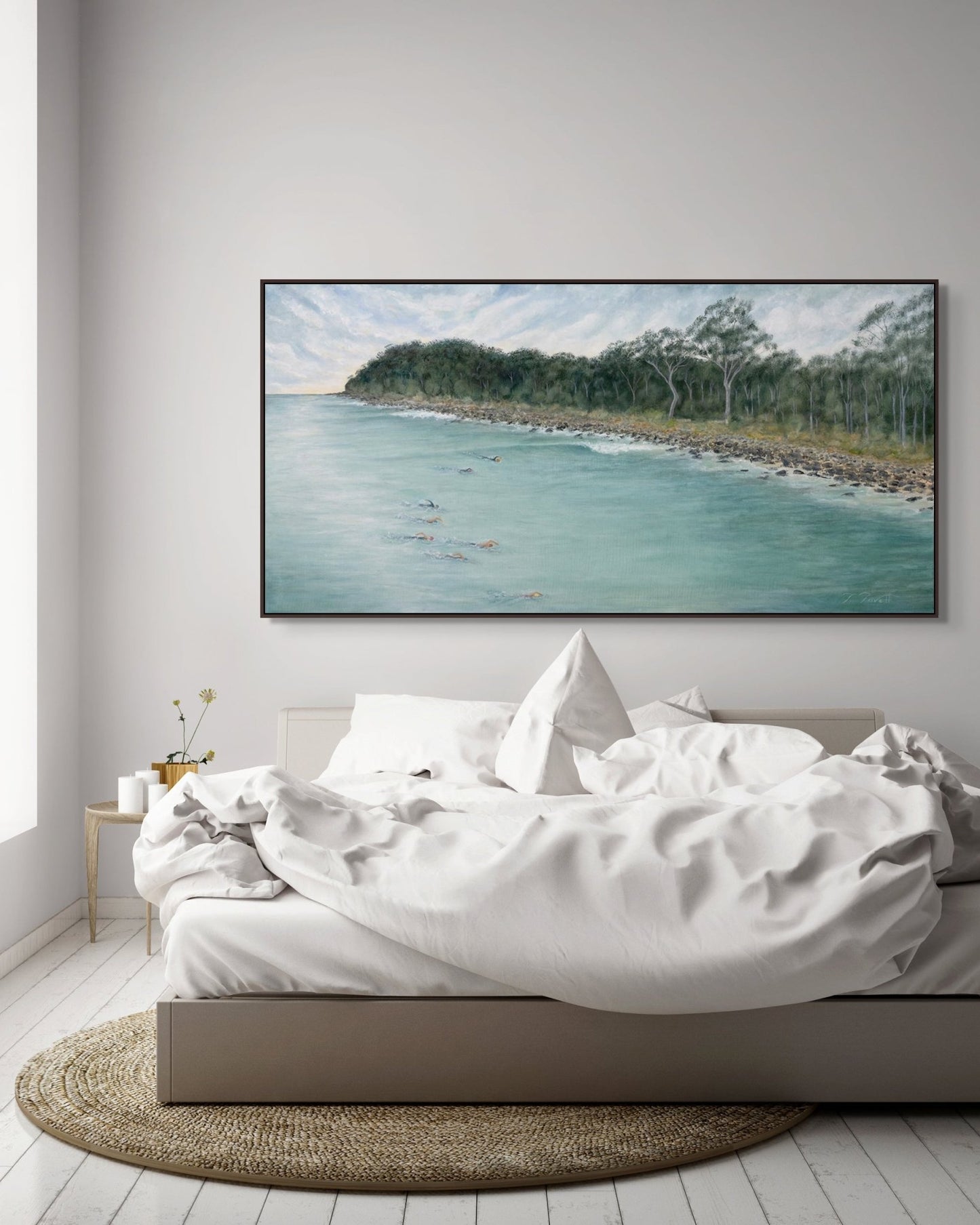 Winter Swim to Two Trees - LIMITED EDITION - Fine Art Prints - Studio One Noosa