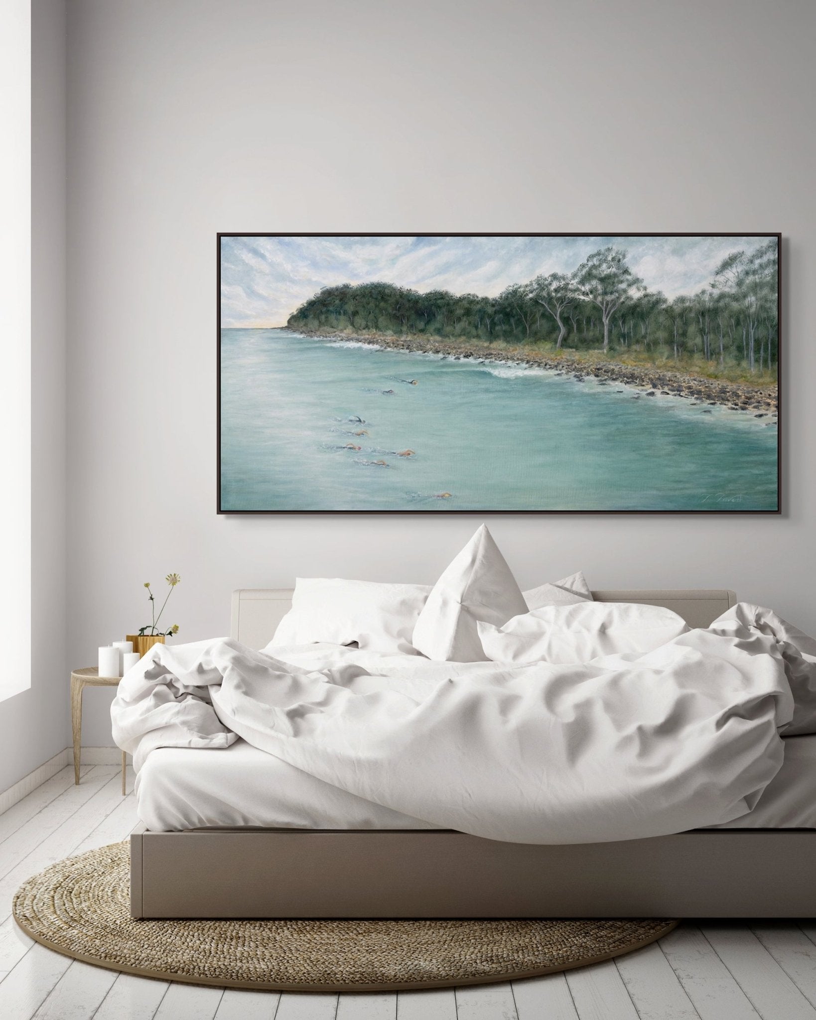 Winter Swim to Two Trees - LIMITED EDITION - Fine Art Prints - Studio One Noosa