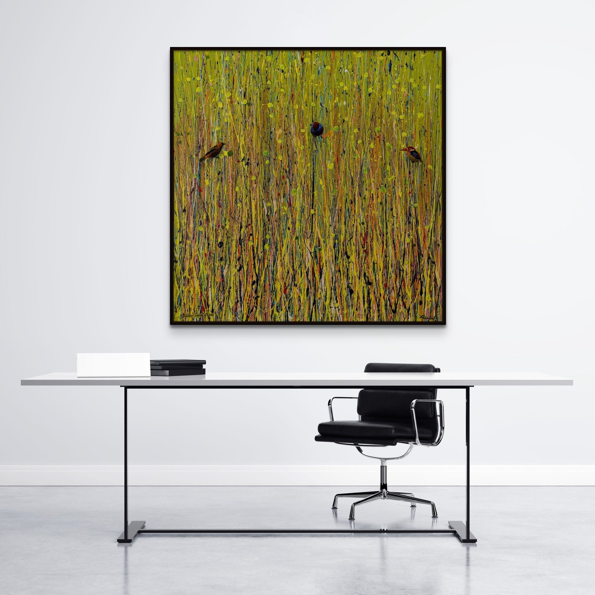 Yellow Grass Birds - Fine Art Prints - LIMITED EDITION - Studio One Noosa
